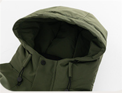 Hooded puffer cotton jacket hood