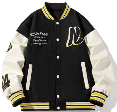 MENS BASEBALL JERSEY JACKET