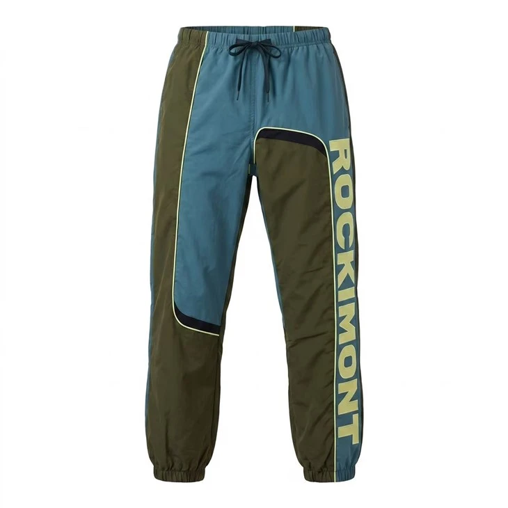 Txiv neej Colour Block Piping Embroidery Track Pants