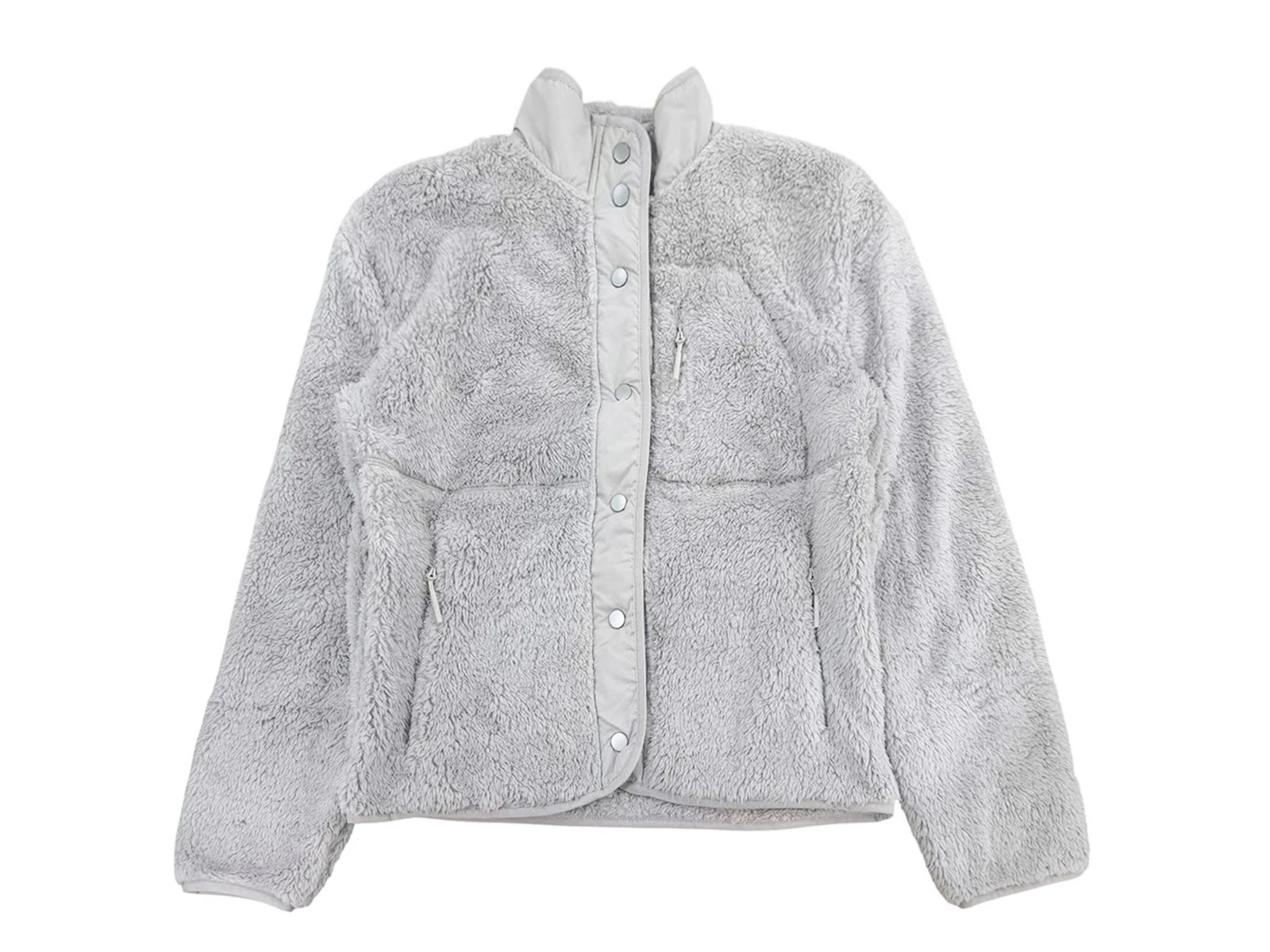 Women Knitted Coral Fleece Jacket Women Knitted Coral Fleece Jacket