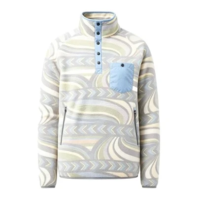 Retro Wave Aztec Snap-T Fleece Pullover best
