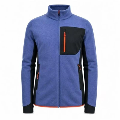 Txiv neej Polar Fleece Jacket Nrog Zipper Hnab