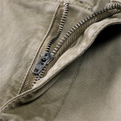 Men's casual pants stretch zip